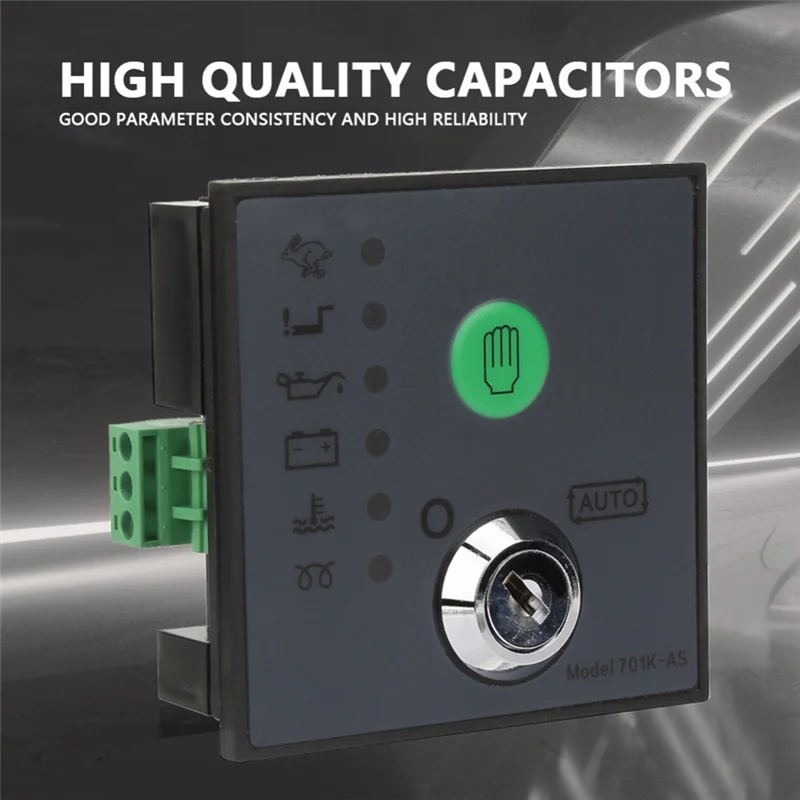 

N11R DSE701AS Black Generator Controller With Keys Generator Control Panel Self-Starting Accessories