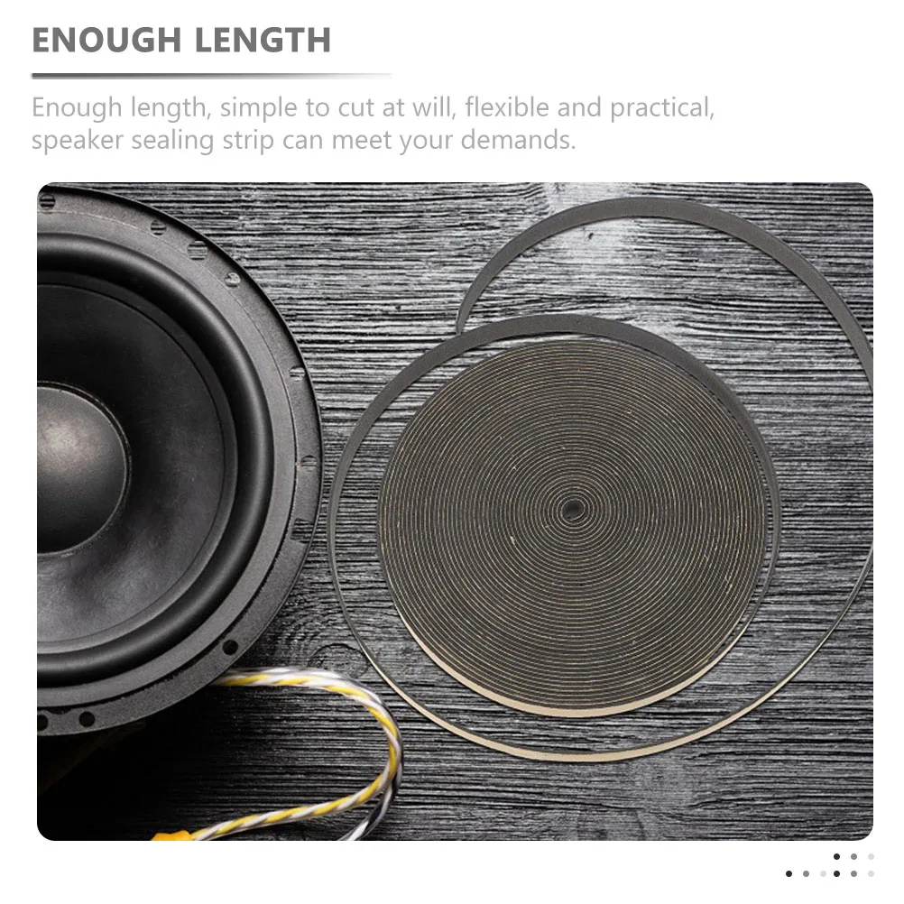 Self Adhesive Speaker Sealing Strip Tape Speakers Pad Soundproofing Panels Loudspeaker Pads