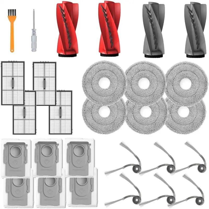 

CKFAM-Replacement Robot Vacuum Cleaner Accessories For Roborock Saros 10R And For Roborock Saros 10