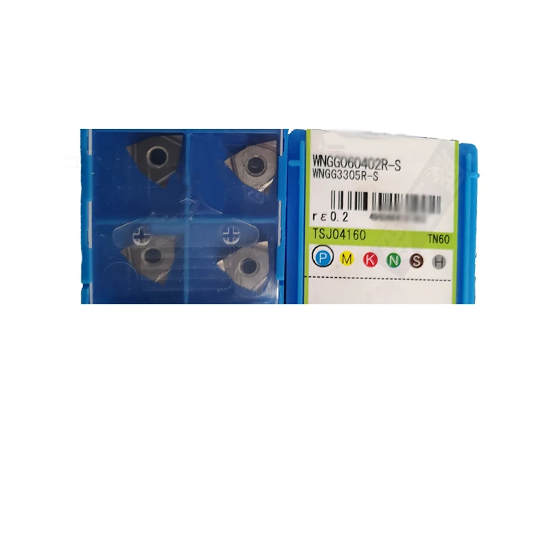 Sisipan karbida asli WNGG060402R-S TN60 WNGG 060402 alat pemotong bubut R-S Tools Tools
