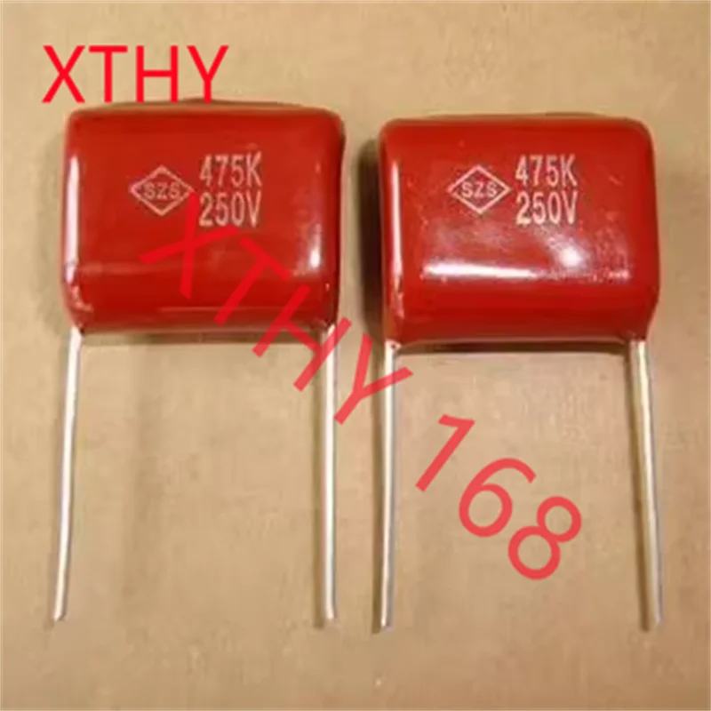 250V475 475K250V 4.7UF inverter welding machine upper board CBB21 capacitor pin distance P=25mm brand new