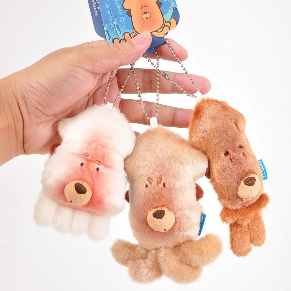 PP Baumwolle Tintenfisch Plüsch Schlüsselanhänger Weiche Bequeme Tintenfisch Plüsch Puppe Anhänger Sammlung Cartoon Tintenfisch Plüsch Schlüsselanhänger Festliche Dekoration