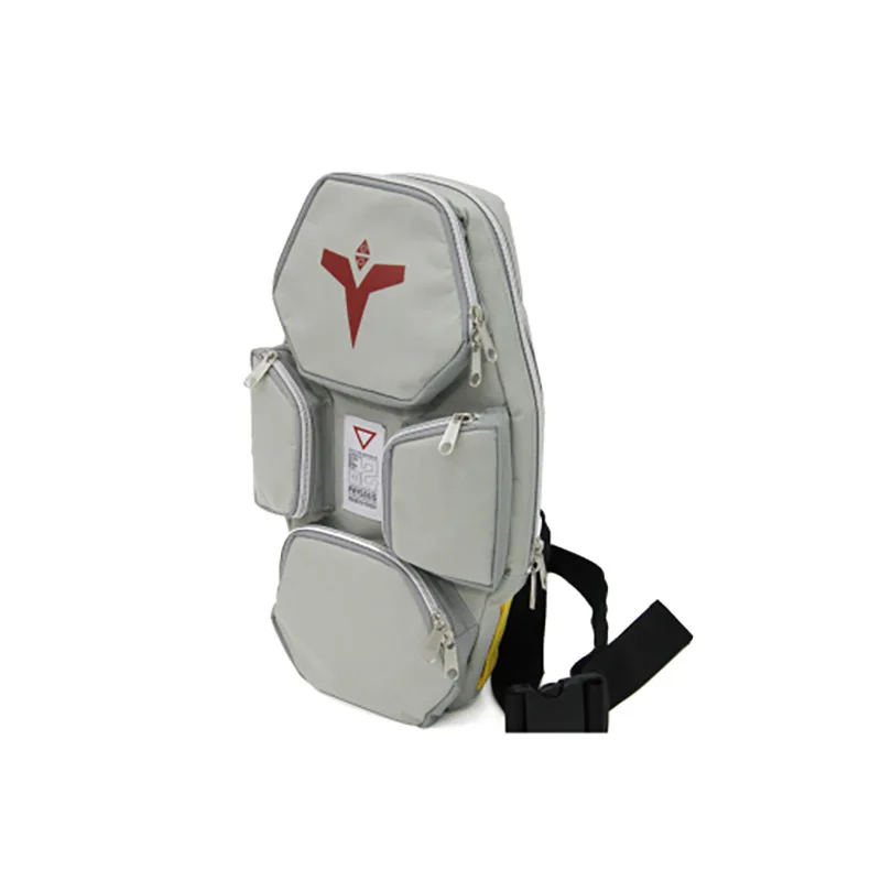 Brdwn GUNDAM Unisex Gundam GP-02A Shield Shape Cosplay Polyester Shoulder Bag Chest Pack