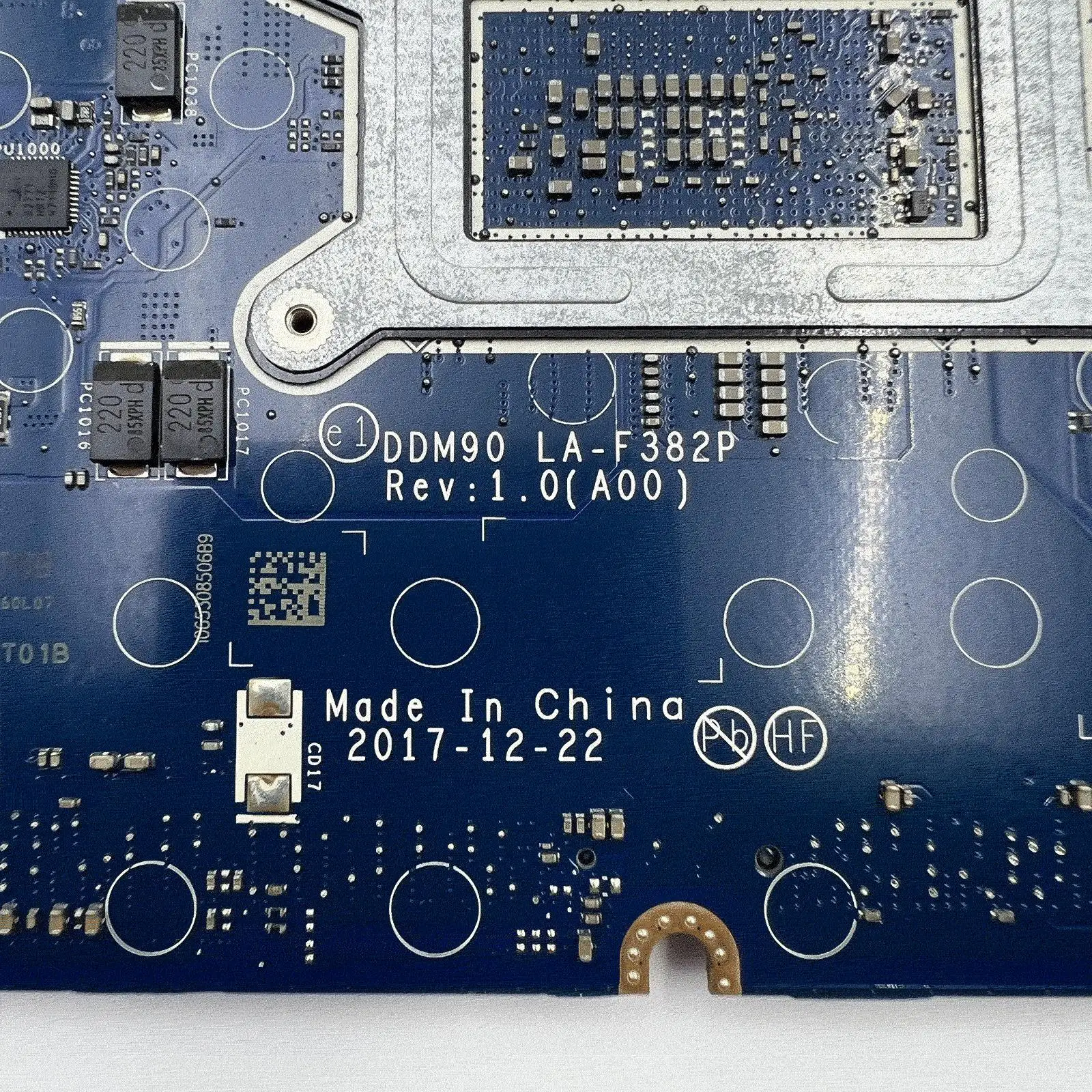 Para dell original LA-F382P mainboard CN-06WXV8 0rwxv8 portátil placa-mãe rwxv8 latitude 5495 e5495 r3 r5 r7 100% testado