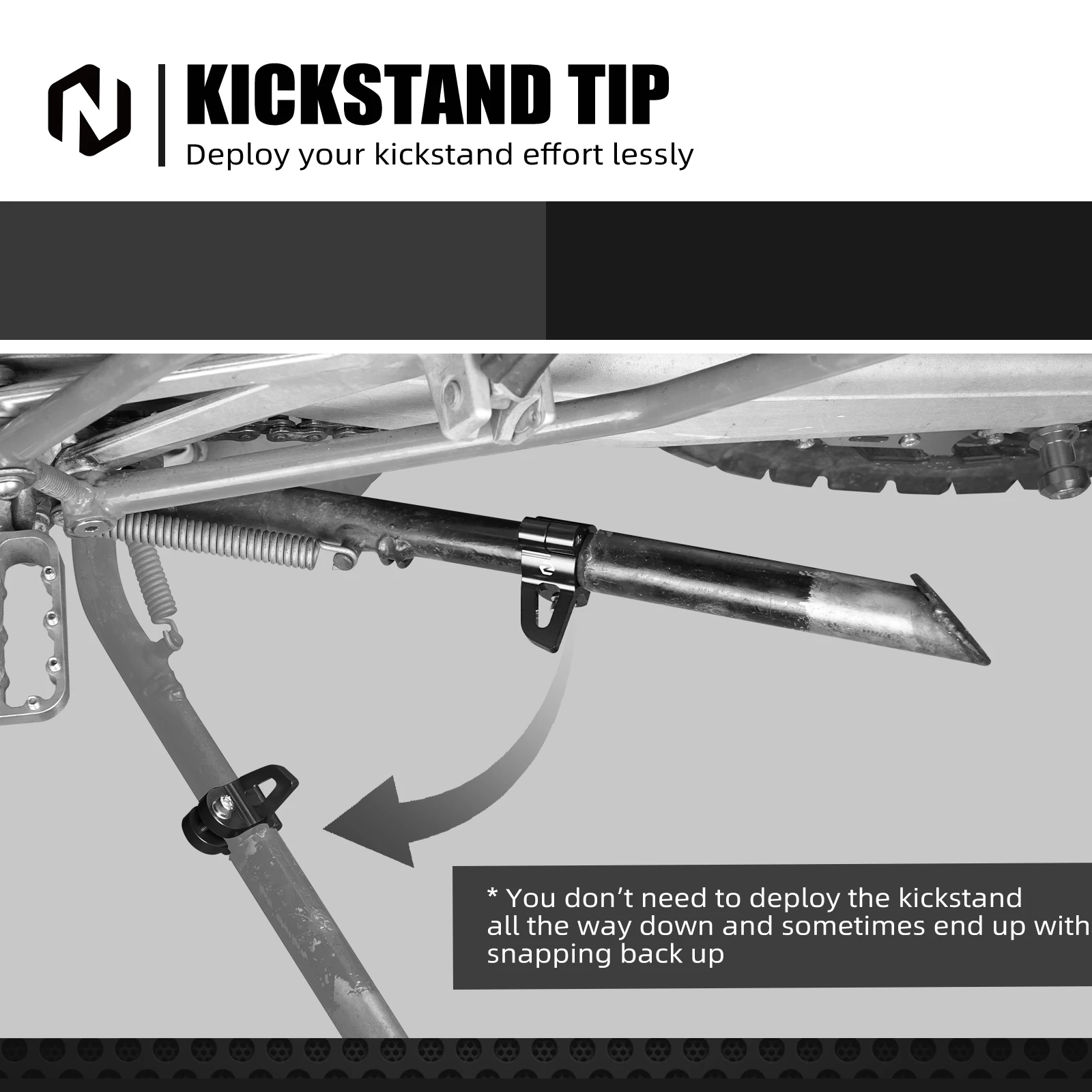 ل KTM 690 إندورو R/RA 2008-2023 مسنده حامل جانبي طرف الدهون القدم Husqvarna 701 إندورو 2016-2024 GasGas 700 ES 2022-2024 #2