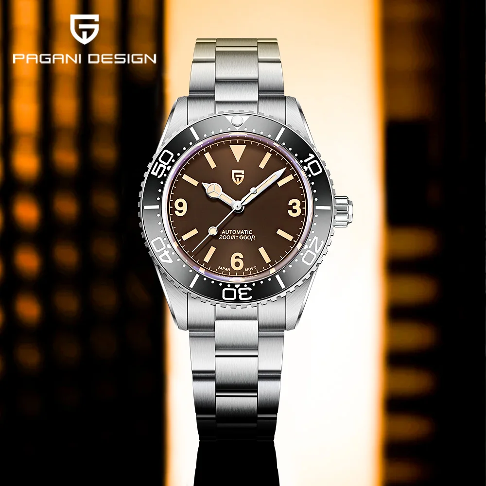 

2025 new Pagani design men's watches top brand men's mechanical automatic watches Luxury Ar Sapphire mirror luminous men's watch