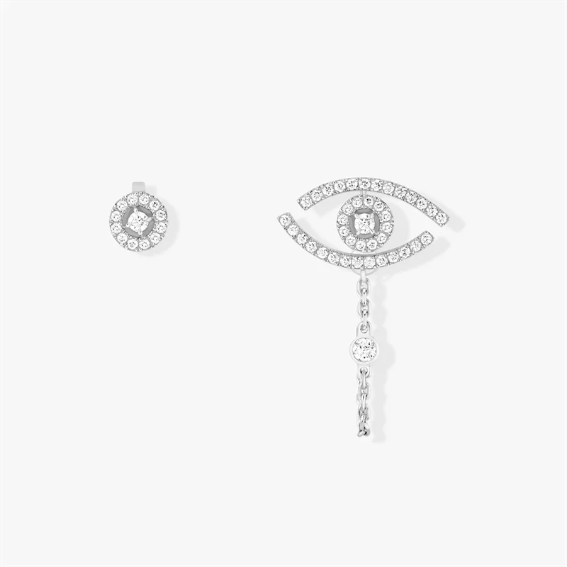 Official Website Lucky Eye Earrings Luxury Jewelry S925 Sterling Silver High Quality Holiday Gift