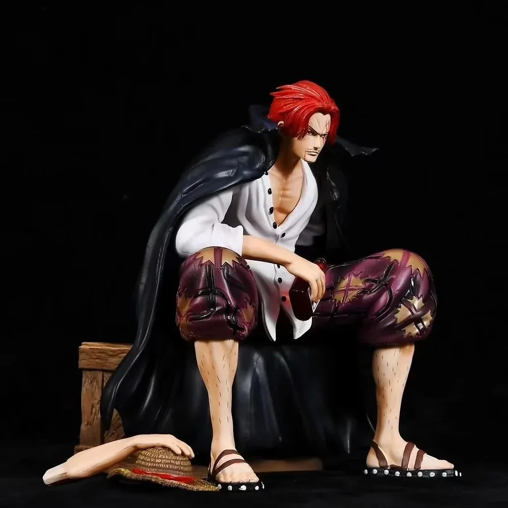 

16 см Фигурки аниме Shanks One Piece Film Red Yonko Red Hair Shanks Фигурка ПВХ Статуя Фигурка Модель Украшение Кукла Игрушка
