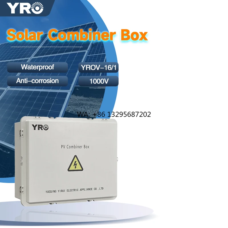 

YRO IP66 Waterproof Solar Combiner Box 550/1000V 16 in 1 Out New Energy Electrical Equipment PV Solar System