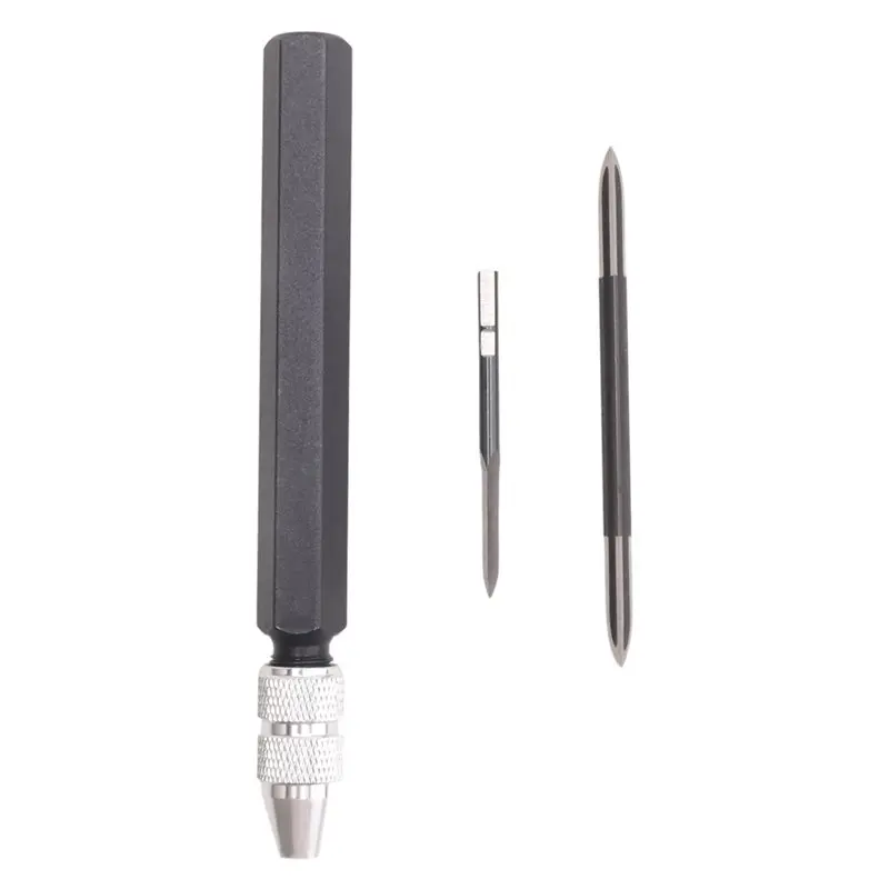 AT19-1Set SC1300+BD5010+ BT8001 Adjustable Triangular Burr Scrapers Deburring Trimming Tool Trimming Blade