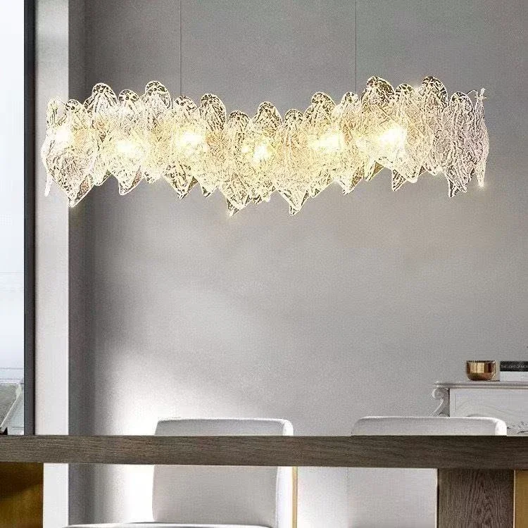 French art living room chandelier crystal lamp villa high-end glass chandelier bar counter dining