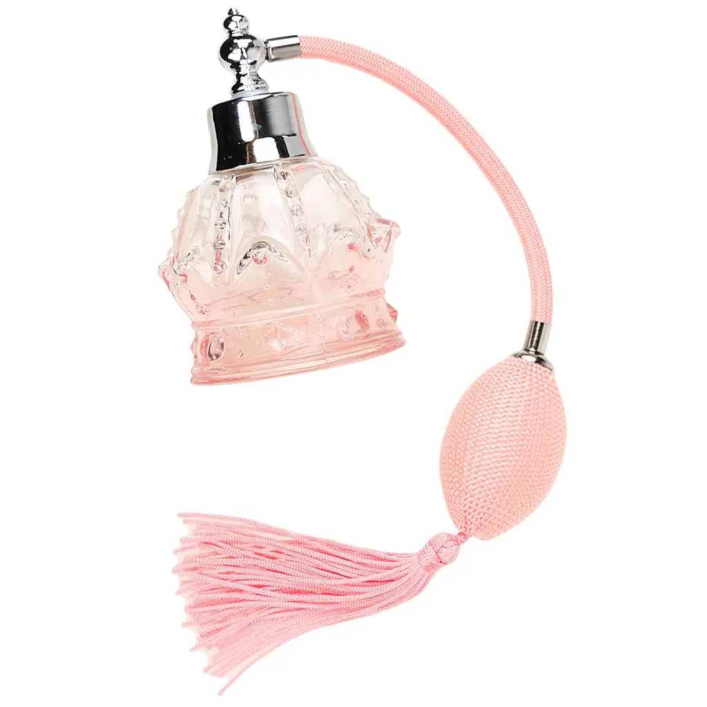 100ml Perfume Refill Bottle Glass Atomizer Spray Vintage Style Fashion Bottle for Cosmetic Use