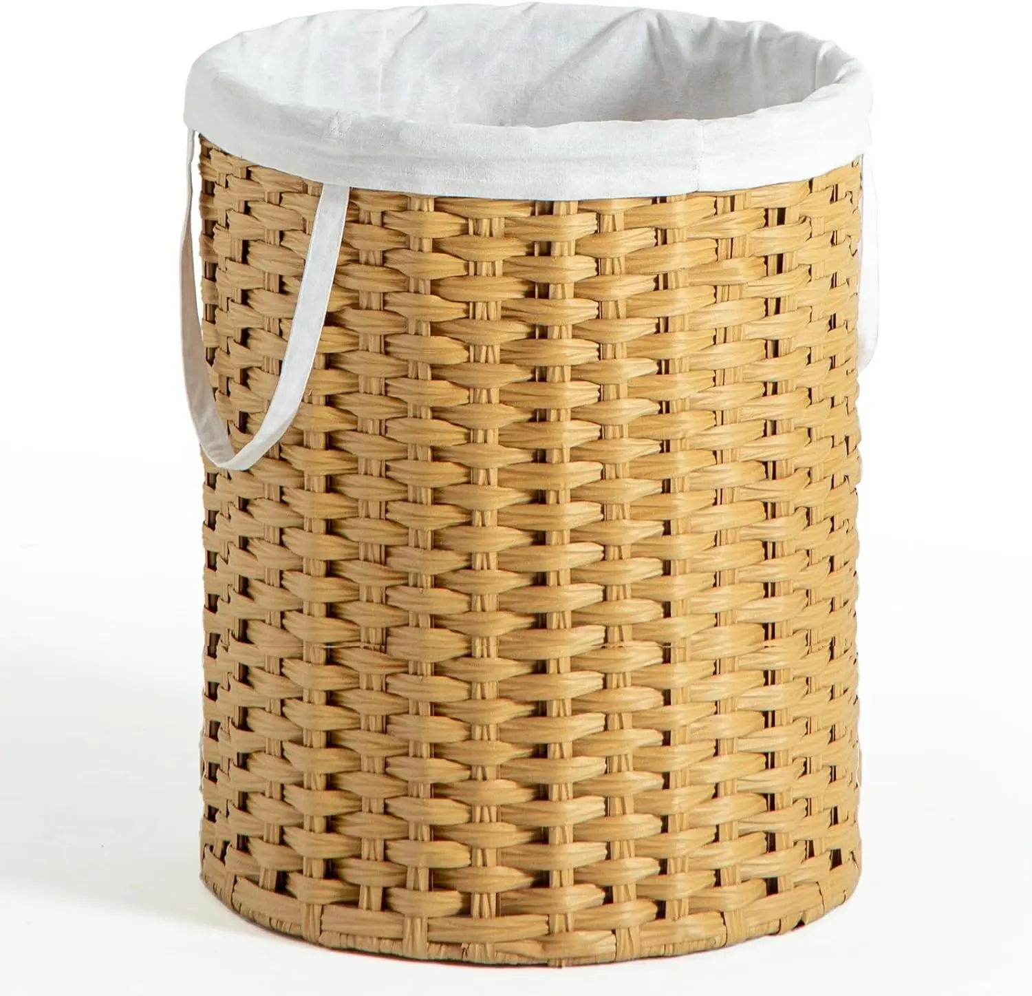 comfort-corner-laundry-basket-handwoven-rattan-laundry-hamper-no-install-needed-round-clothes-hamper-with-removable-bag