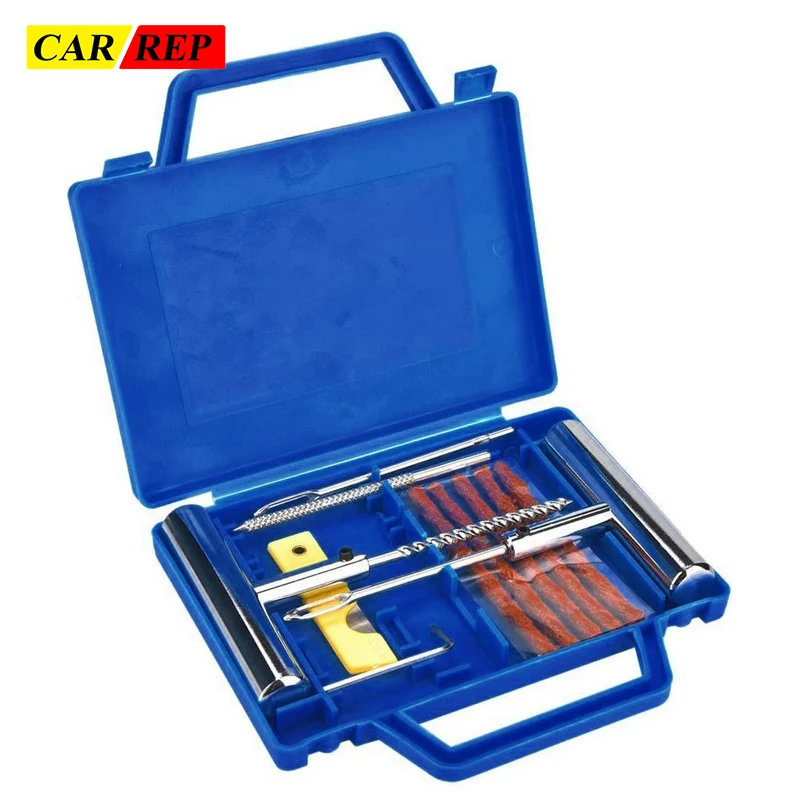 

Cheap Price Car And Motorcycle Wheel Repairing ToolKit Tubeless With Tyre String Piercer Tire Fast Tire Repair Kit