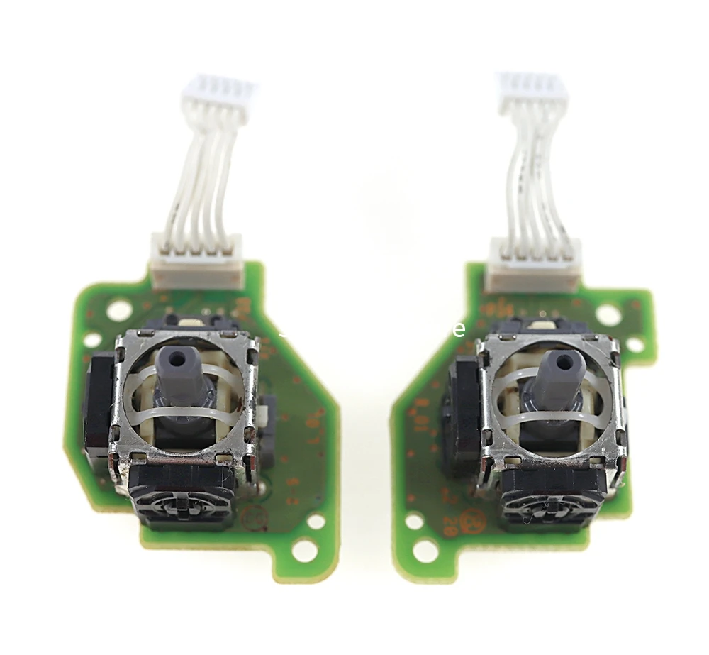 20sets original 3D Joystick left right joystick With PCB Board with cable For Wii U gamepad LR analog joystick for WIIU