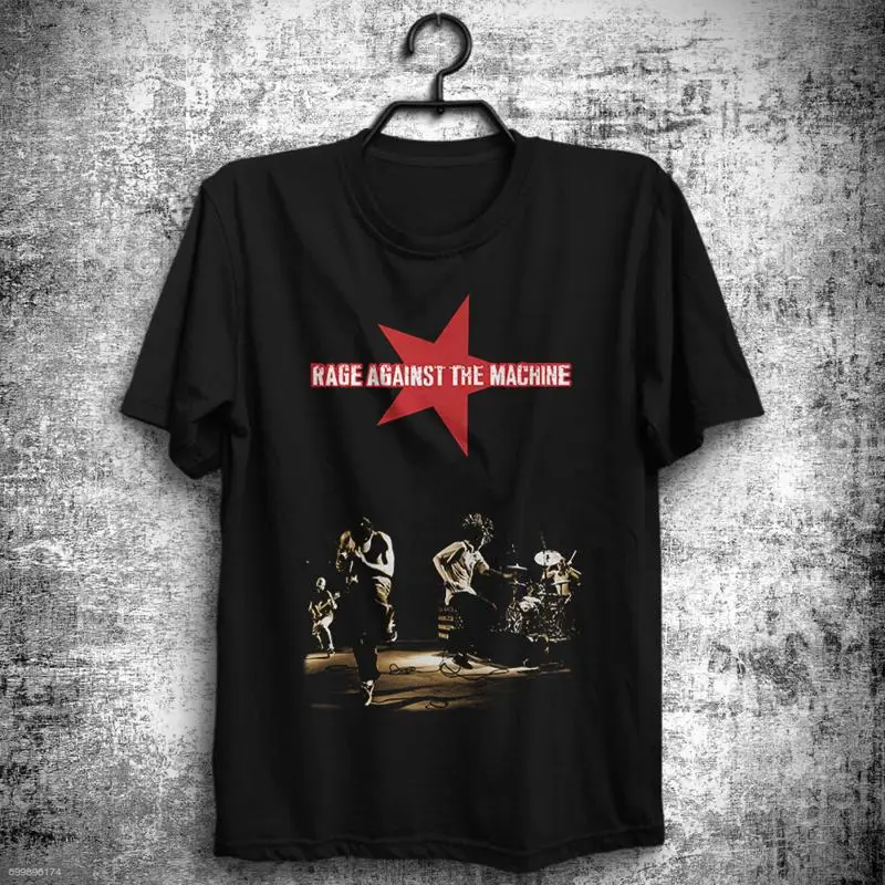Camiseta Retro Rage Against The Machine Ratm Evil Empire Zack De La Rocha Brad Wilk