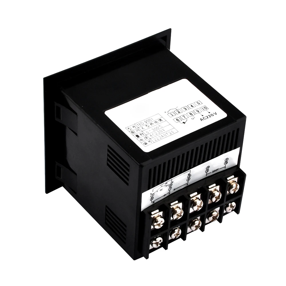 Imagem -04 - Controlador de Temperatura tipo k Termostato Digital Controlador de Temperatura Aquecimento Saída de Relé Ted2001