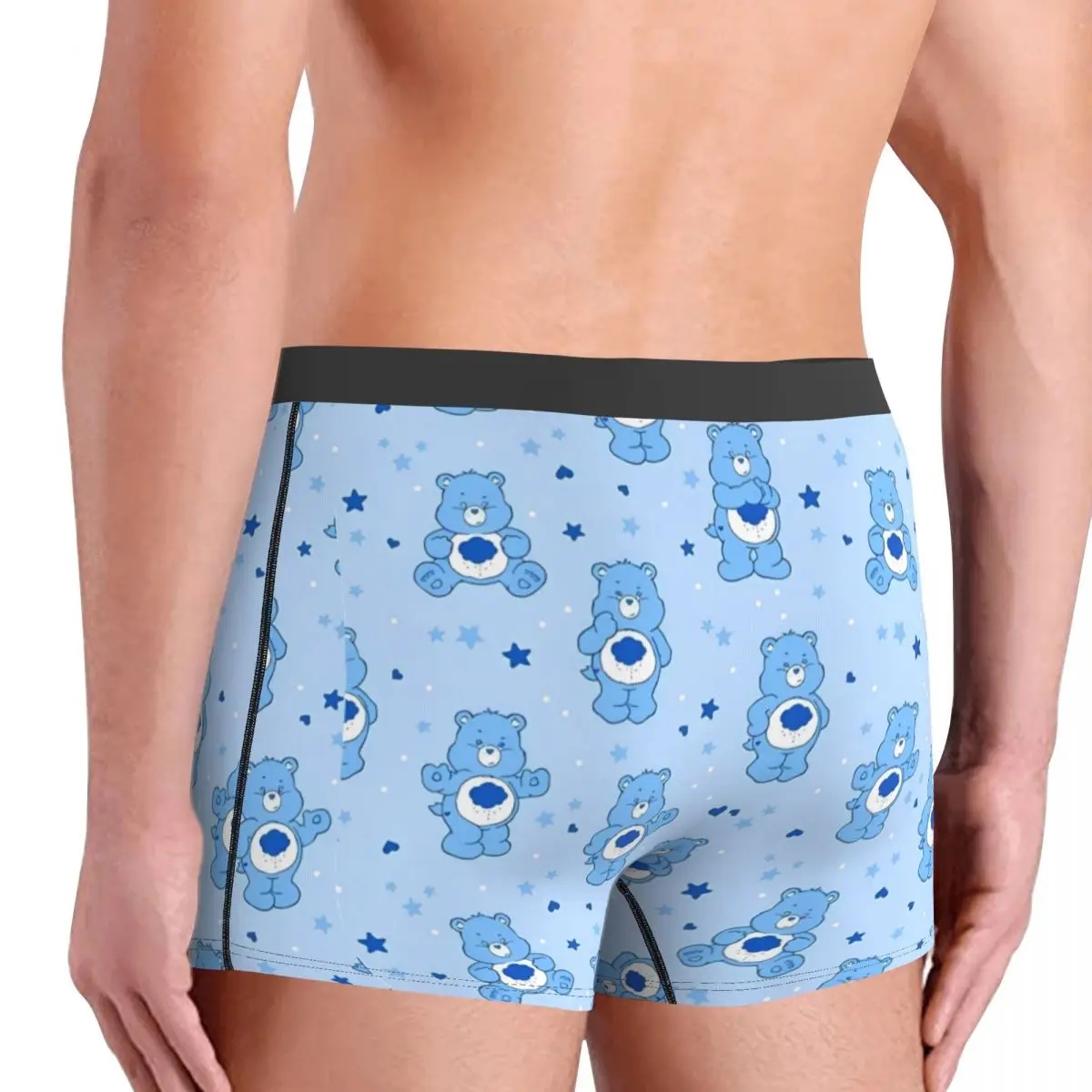 Care Bears Boxer Shorts Pouch ชุดชั้นในคุณภาพการพิมพ์ Boxer Brief Soft Trend Men's Underpants ขนาดใหญ่