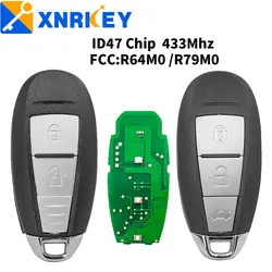 XNRKEY 2/3B na rynku wtórnym inteligentny zdalny kluczyk do samochodu ID47 Chip 315/433Mhz do Suzuki Swift Vitara S-Cross SX4 2010-2016 FCC:R64M0 /R79M0