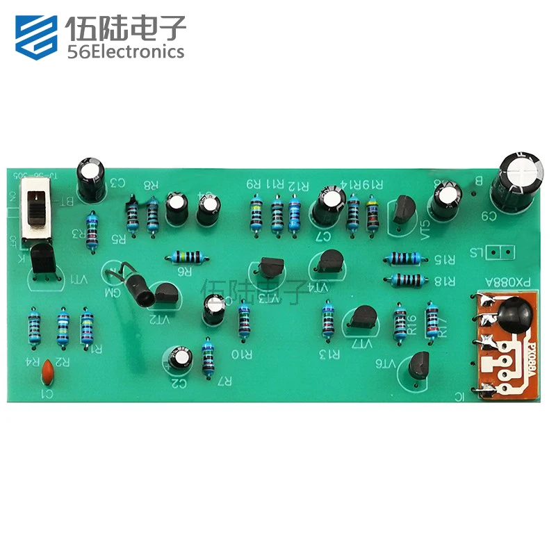 Light Controlled Music Doorbell Kit Electronic Kits to Build Mounting Board Assembly and Soldering Kit