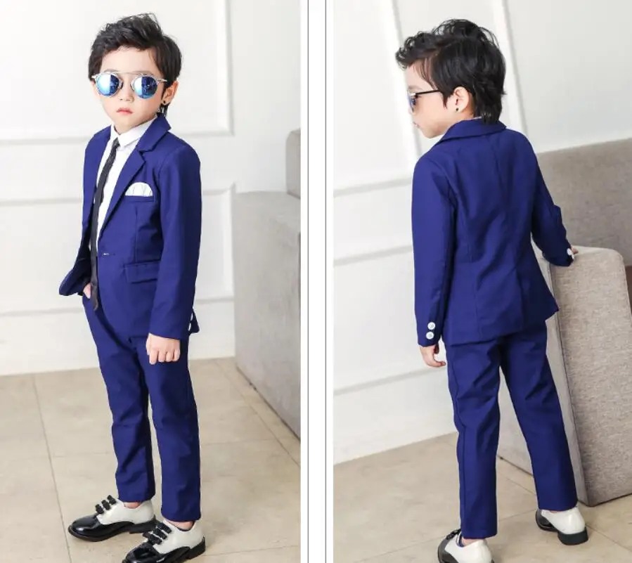 

Boys Suits for Weddings Blazer Pants Kids Formal Clothes Dresses Children Party Sets Classic Teeanger Boy School Uniform