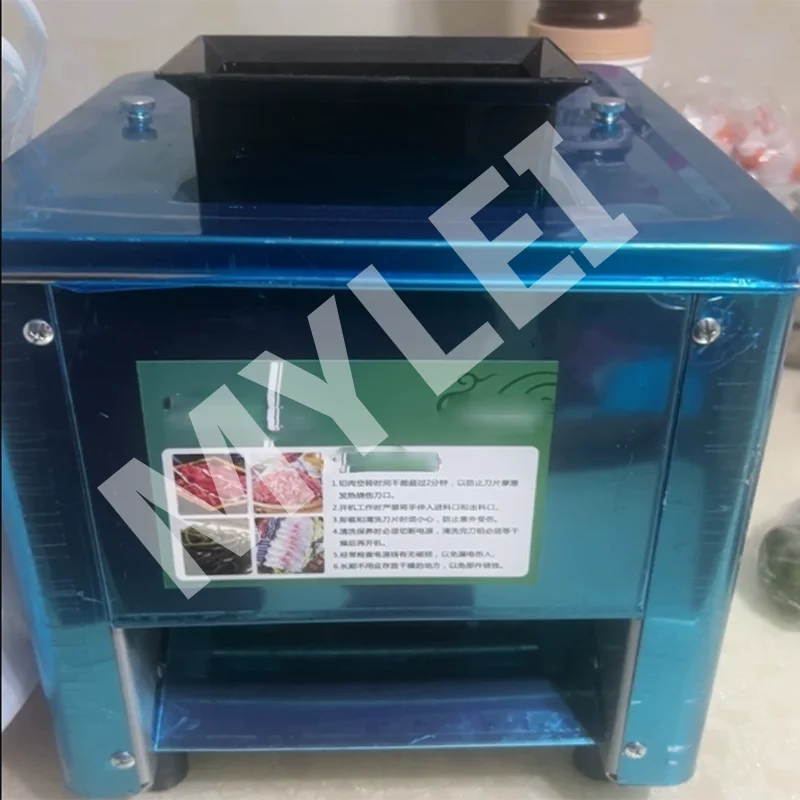 New Small Electric Commercial & Household Stainless Steel Meat Slicer Automatic Portable Design