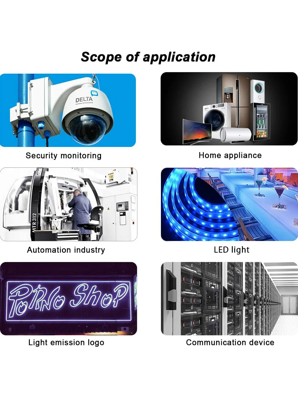 Pilote d'alimentation LED SMPS, alimentation à découpage, CA, 220V, 12V, l'autorisation, 3A, 5A, Snap10A, 20A, 30A, 40A, 50A