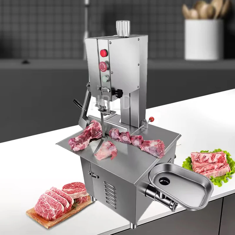 

Multi Functional Frozen Bone Saw Machine, Commercial Multifunctional Meat Grinder, Household Meat Slicer