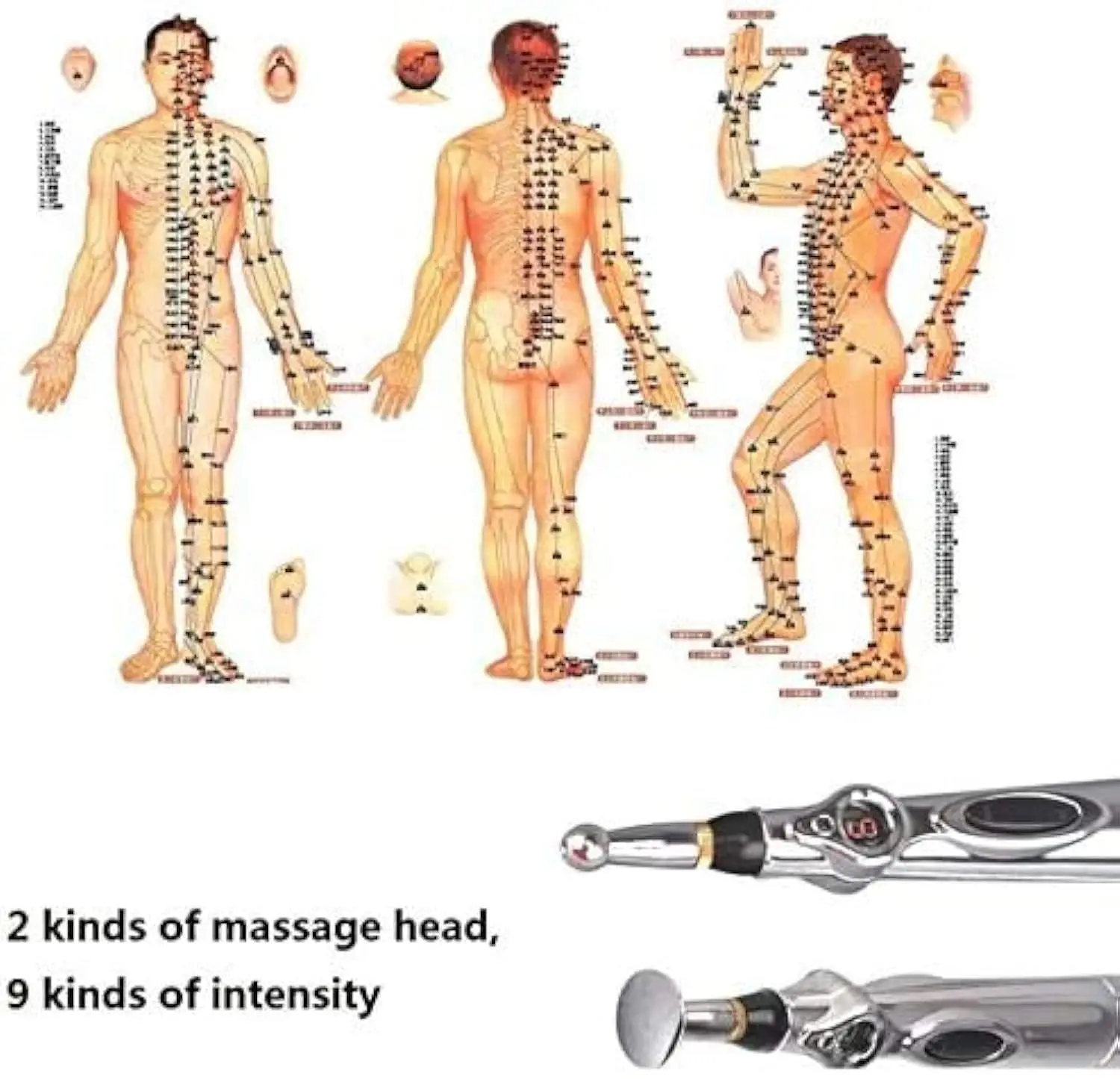 電子灸ポイントペン、鍼、子午線に沿ったエネルギー、マッサージプローブペン、理学療法自動ツボ