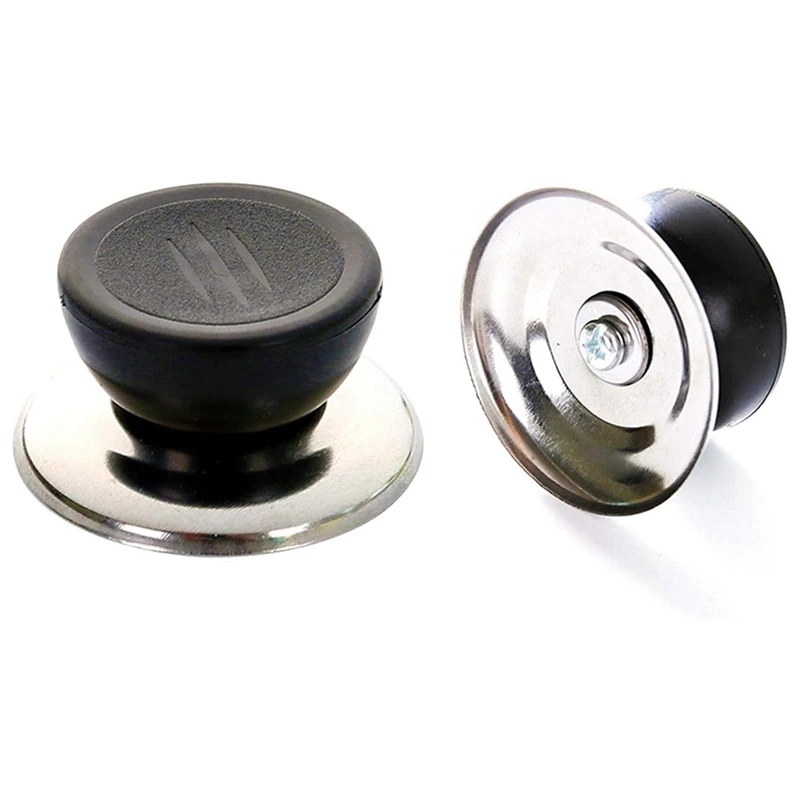Perilla de tapa de olla, perilla de acero inoxidable de repuesto Universal, manija de tapa de olla, manija de tapa de olla