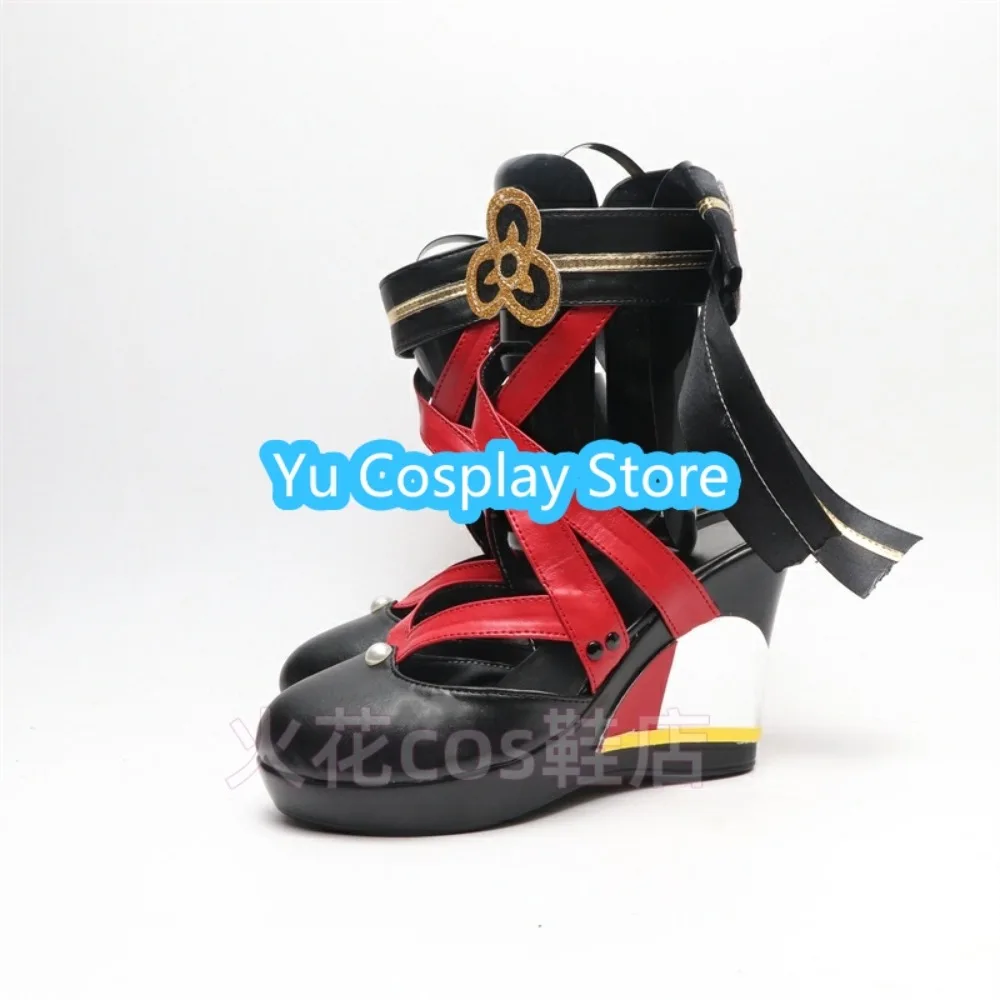 

Yu Cosplay Store Genshin Impact Chiori Cosplay Shoes Anime Cosplay Shoes Boots Halloween Costumes Props