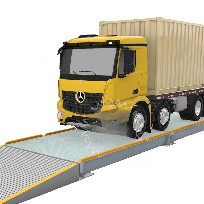 80 ton weighbridge, 100t freight yard, yard, warehouse, logistics weighing, networked industrial electronic truck scale