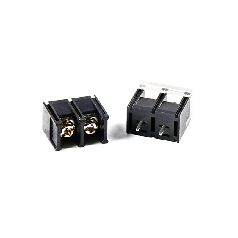 10 Pieces KF48C-9.5-2P 3P 4P Direct Plug With Protective Cover 9.5mm Pitch Fence Type Terminal Block Middle Foot Position