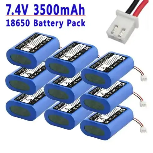 

100% New Rechargeable lithium battery amplifier 2s1p 7.4V 3500mAh power supply toy accessories reinforced concrete