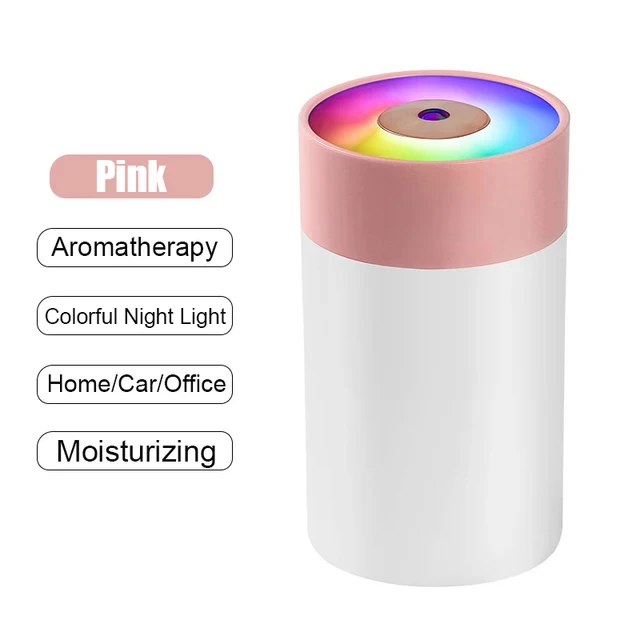 

Air Humidifier Luminous Diffuser Ultrasonic Sprayer Mini Car Essential Oil Purifier humidificador Perfume hogar
