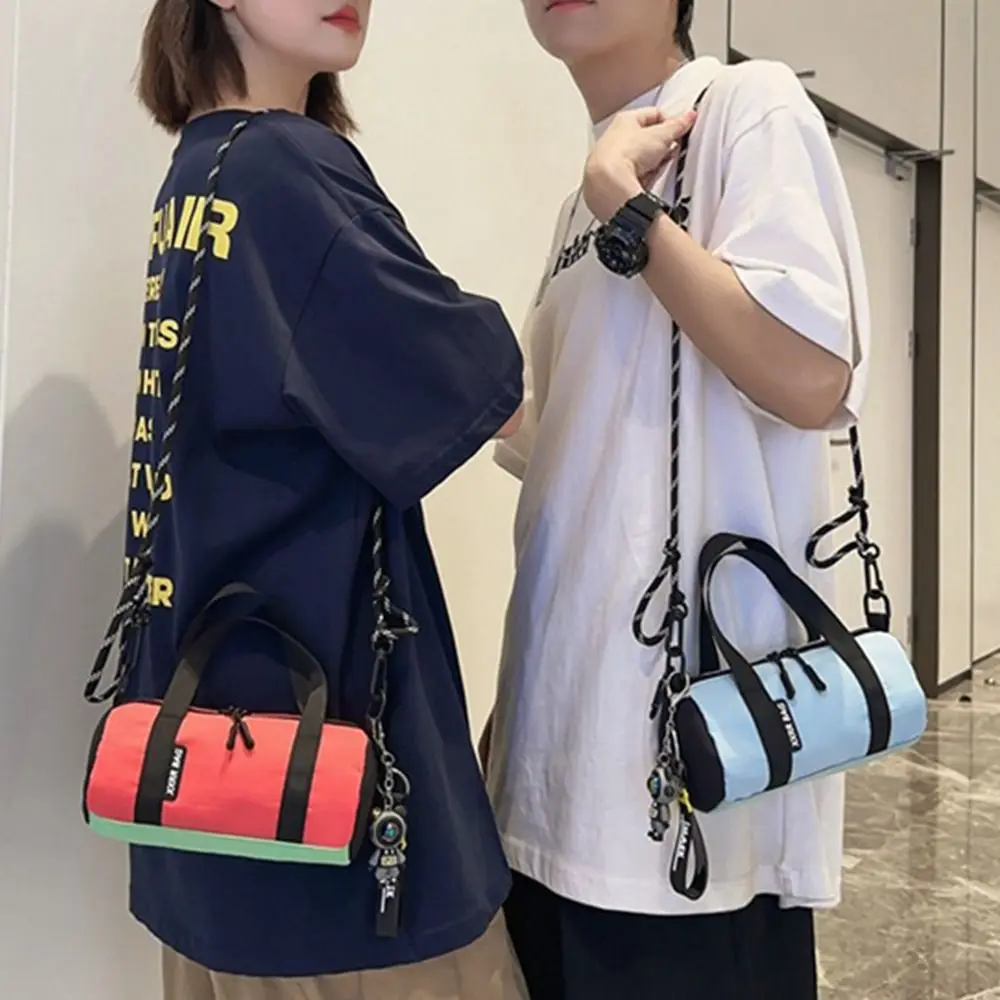 

Креативная многоцветная сумка-мессенджер, нейлоновая сумка через плечо большой вместимости, удобная легкая сумка через плечо унисекс