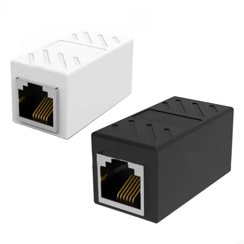 Acoplador 652F RJ11, conector de línea telefónica, adaptador de cable telefónico RJ11 6P6C 6P4C 6P2C hembra a hembra para teléfono y fax