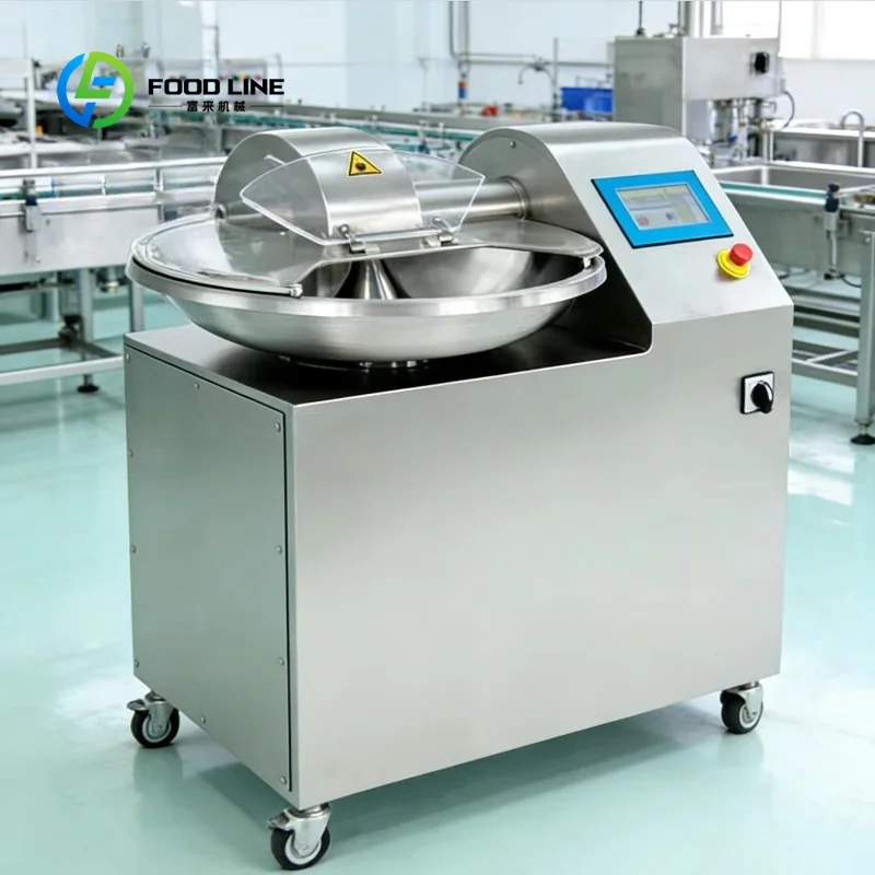 New Stainless Steel Bowl Chopper, 25L Hopper High Speed Design, Industrial Butchery Processing Equipment, Wholesale