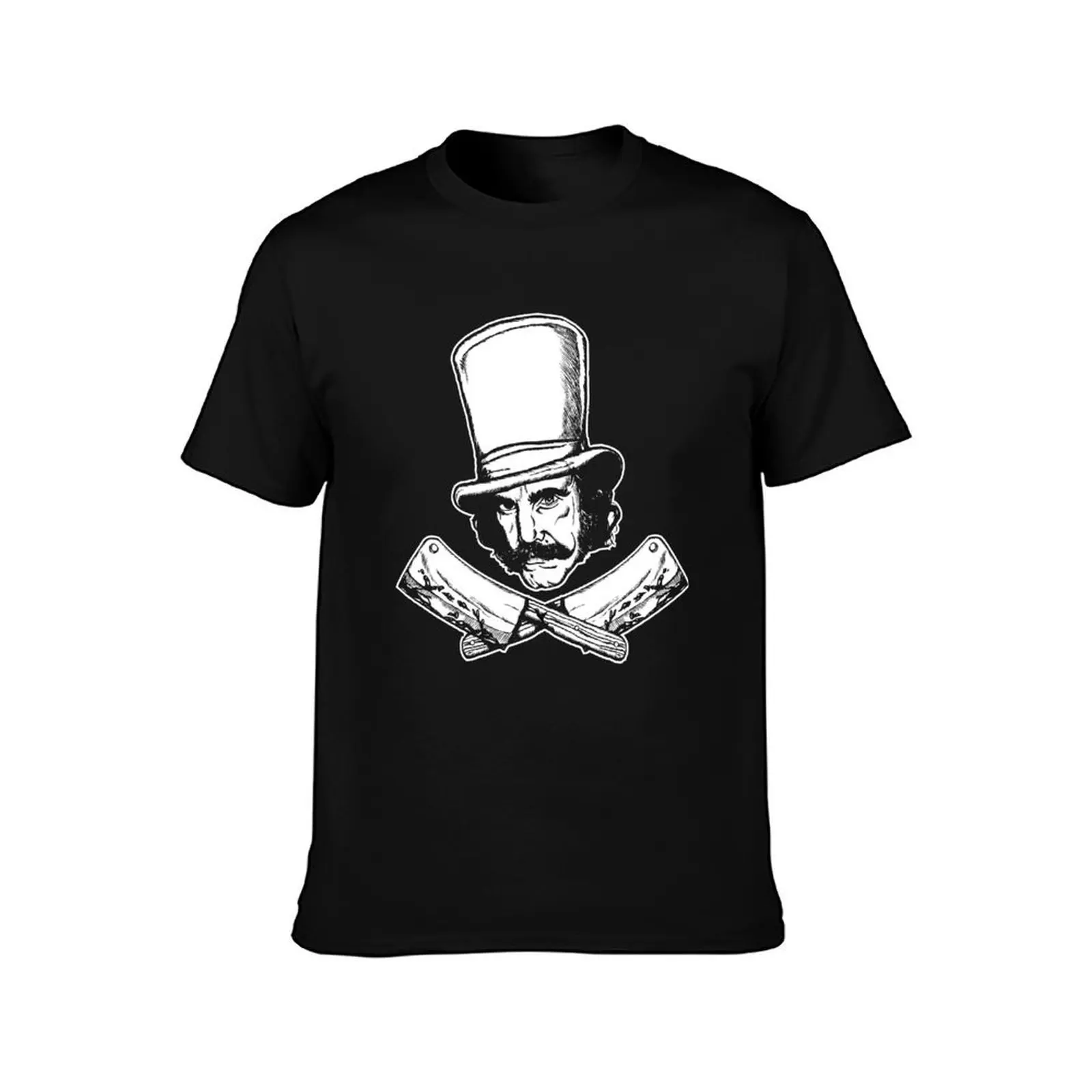 The Butcher (purist Black and White version) T-Shirt, Summer Casual Cotton Tee, Oversized Streetwear Tops, Vintage Graphic Print