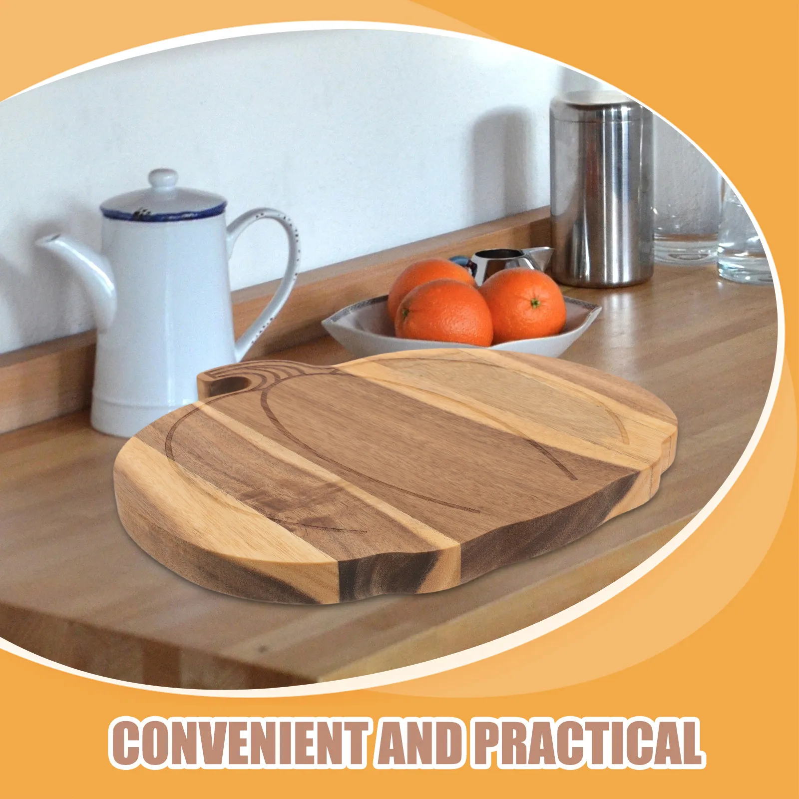 Pumpkin Shaped Charcuterie Board Halloween Wood Cheese Board Wooden Appetizer Plates Fall Thanksgiving Party Display Kitchen Use