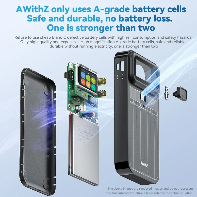 AWithZ MC2 MC1 Saldatore a punti fai-da-te Barra di rame Deviazione Saldatrice a punti a doppio impulso Saldabile 0.3mm Batteria Strumento di