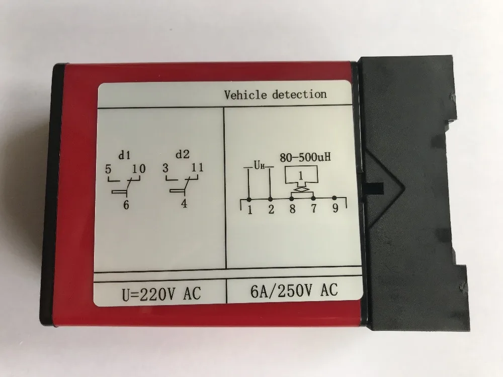 12or 24V ac/dc Single Channel Inductive Loop Vehicle Detector for gate barrier system/ traffic counter