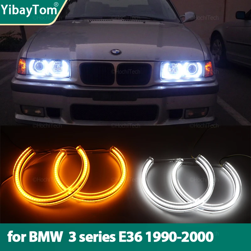 

Horseshoe ShapeTurn signal Light Halo Ring DRL LED Angel Eyes Kit For BMW 3 series E36 90-00 316i 318i 318is 320i 323i 325i 328i