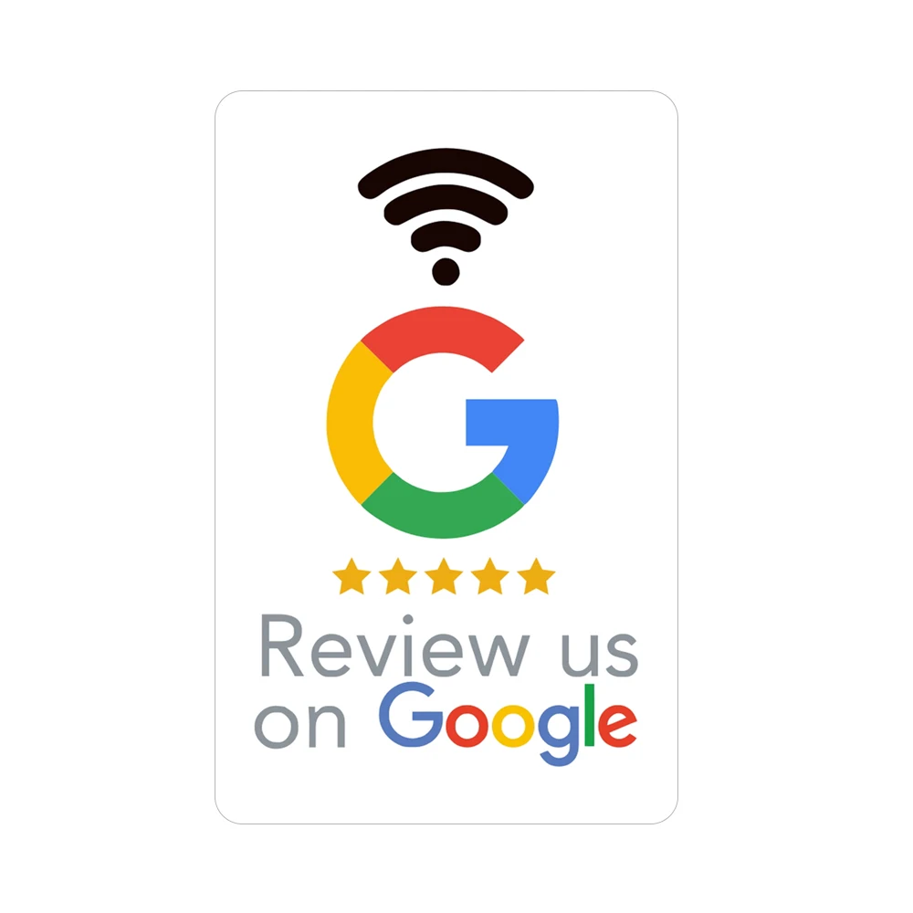 HACHANLUN Universal NFC Google Review Cards Facebook Instagam for iPhone/Android Tap URL Writing Social Business Review Cards