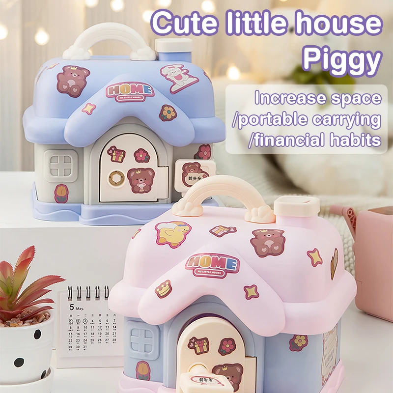 

Cartoon cute children's savings can be stored in a large capacity drop resistant birthday gift savings can