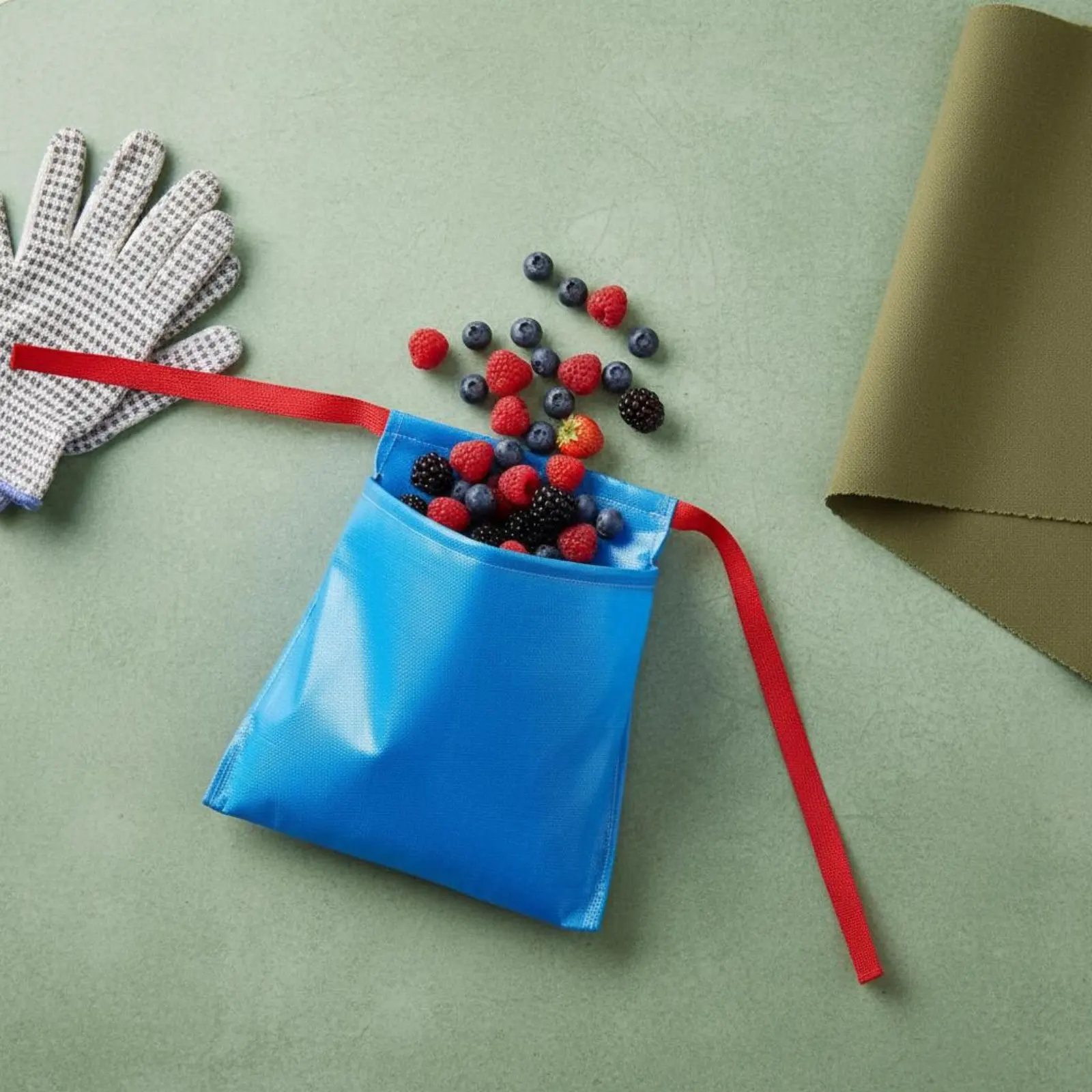 

Fruit Picking Bag Wear-Resistant Cross-Shoulder Picking Bag Gardening Equipment Sturdy Harvesting Apron Portable for Gardeners