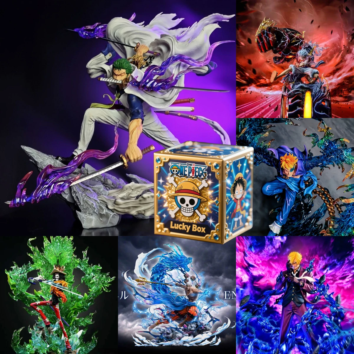 

Фигурка One Piece Blind Box — популярные персонажи аниме, коллекционная коллекция, идеальный подарок для цельных фанатов