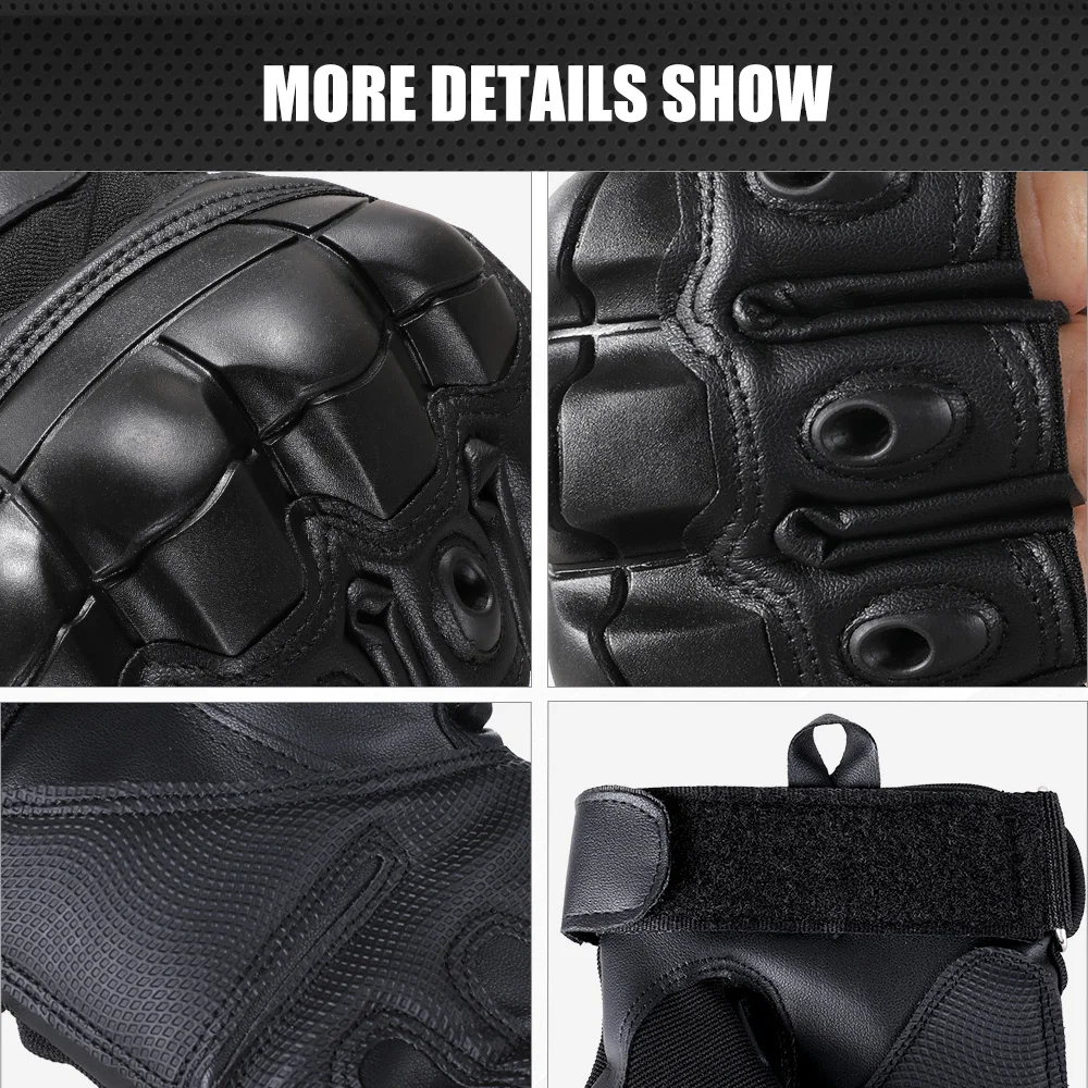 Men Cycling Gloves Half Finger Tactical Soft Shell Outdoor Training Hunting Shooting Camping Hiking Protection Motorcycle Gloves view 6