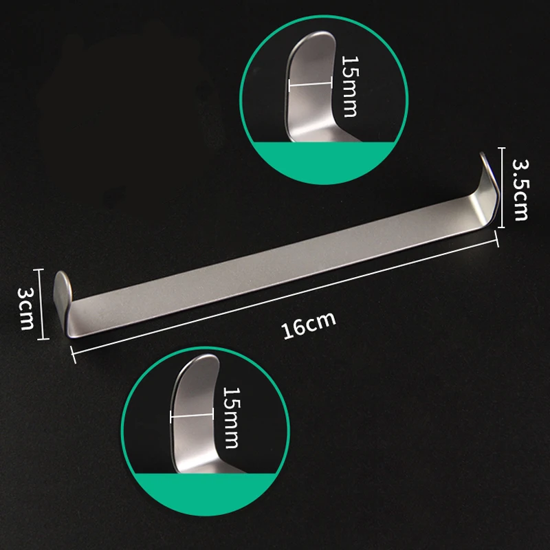 Thyroid Pulling Hook Double Head Skin Pulling Hook Plate Right Angle