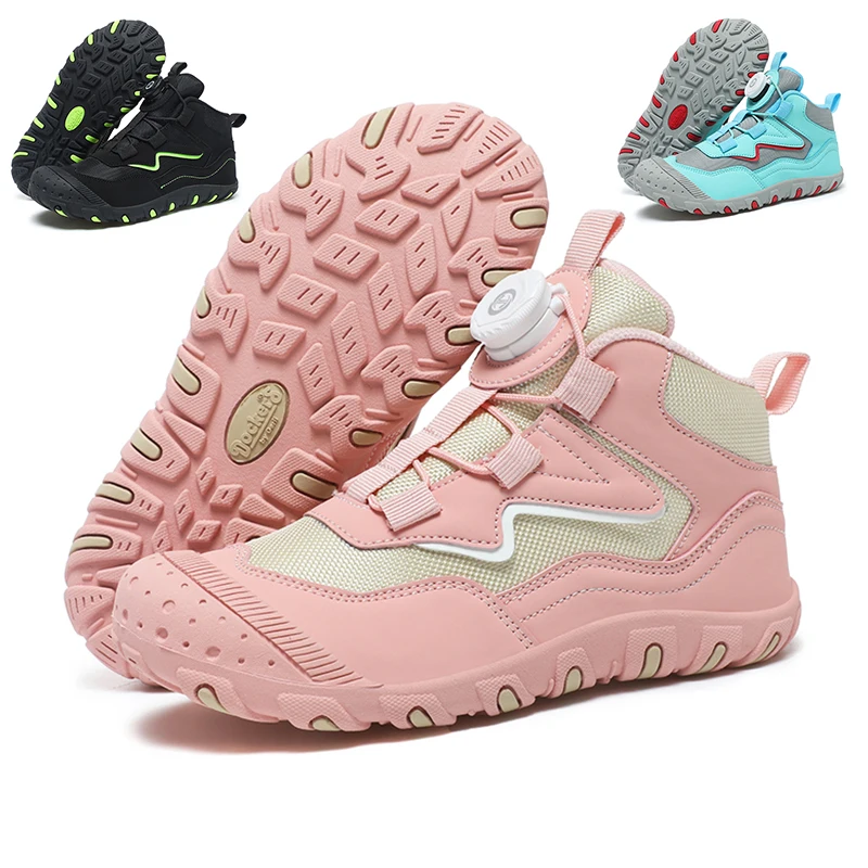 Outdoor Mountain Climbing Sports Shoes For Children Boys Girls Running Shoes Anti-slip Soft Sole Hiking Shoes Kids Casual Shoes